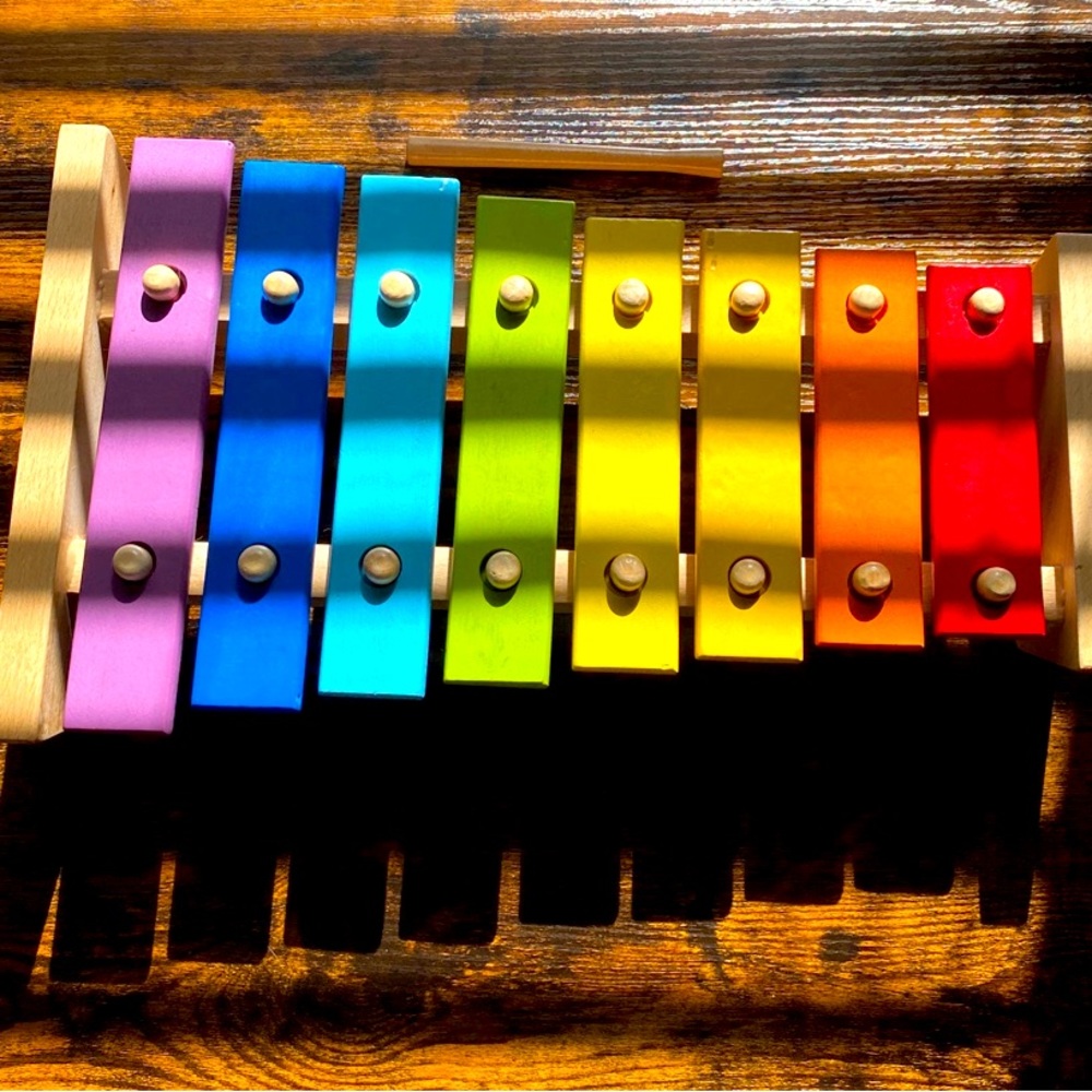 Kids wooden xylophone